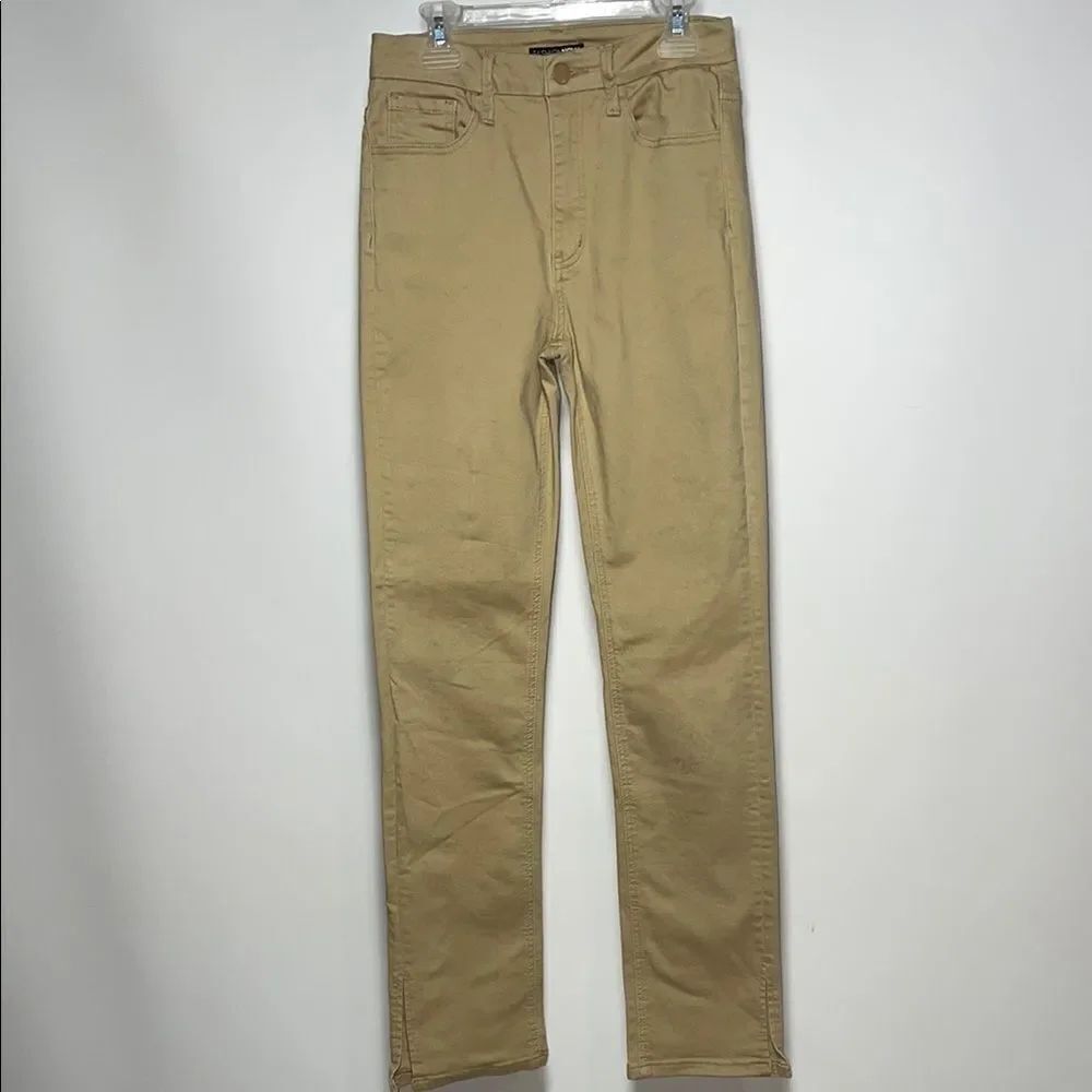 Fashion Nova Tan Straight Leg Pants